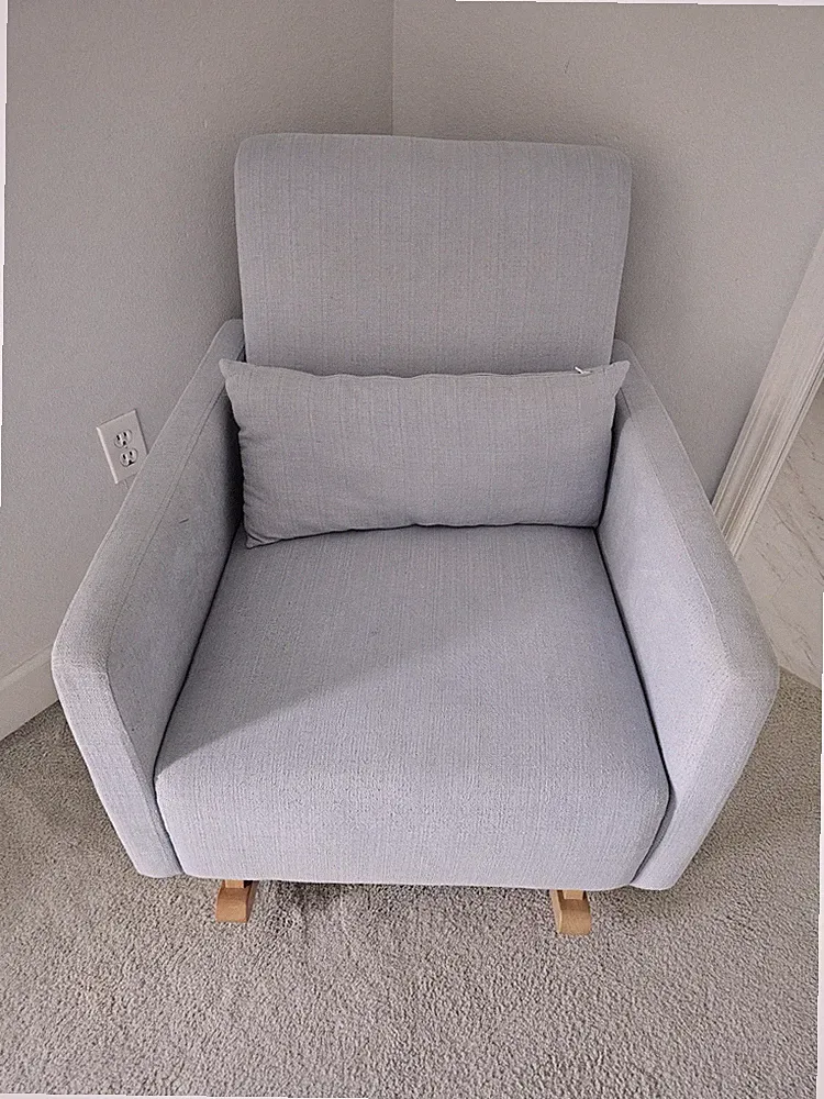 Babyletto Nursery Rocking Chair Light Blue Used
